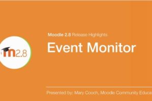 Szybkie wprowadzenie do monitora zdarzeń w Moodle™ 2.8